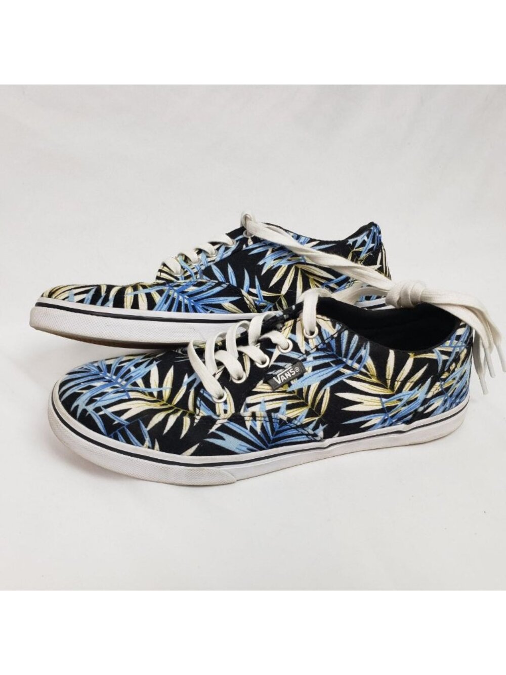 Vans Women's Camden Tropical Palm Leaf Pattern Sneaker Low Top Lace Up Sz 7